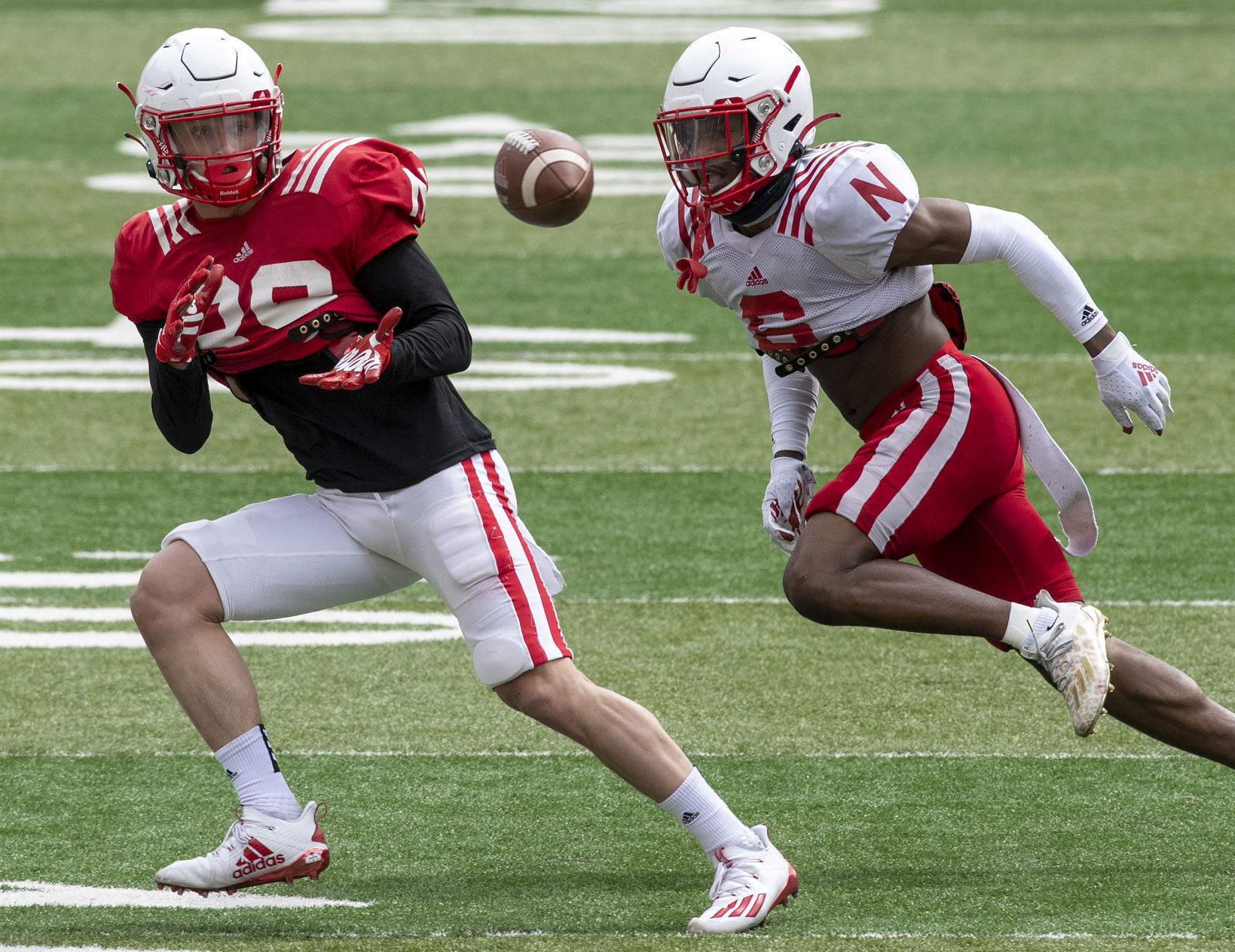 Nebraska football practice, 4.17